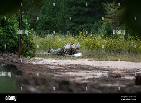 U.S. Army Soldiers competing in the Army Best Squad Competition