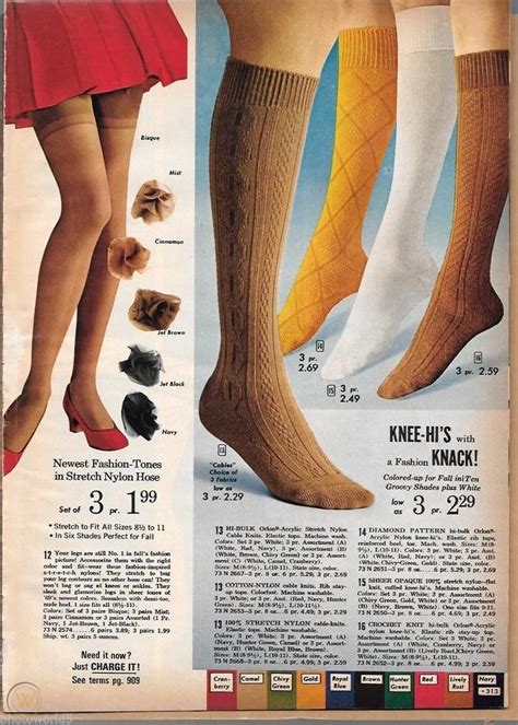 Lot Of Leggy Vintage Pantyhose Nylons Hosiery Catalog Ad Clippings