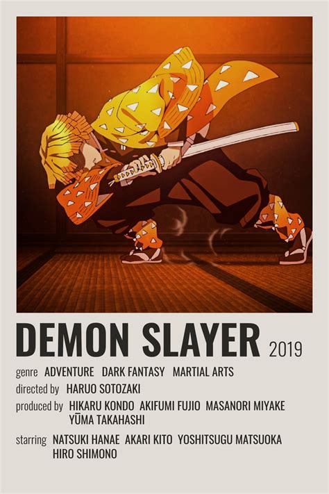 Demon Slayer Poster Film Posters Minimalist Anime Printables Anime