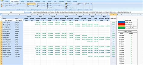 On Call Schedule Template Excel Awesome Excel Scheduling Excel Calendar