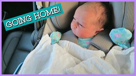 Bringing Baby Home From The Hospital Youtube