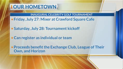 Our Hometown Crawford Cafe Hosts Celebrity Golf Tournament To Benefit