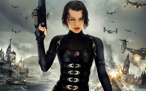 She portrayed alice, the film's heroine, who fights a legion of zombies created by the umbrella corporation. Milla Jovovich Wallpaper Resident Evil ·① WallpaperTag