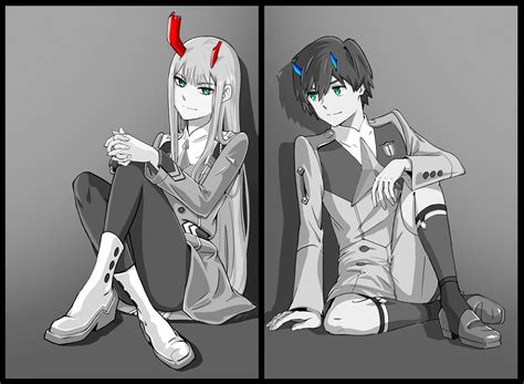 Zero Two X Hiro Rdarlinginthefranxx