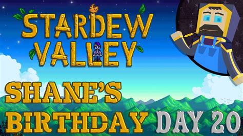 Jul 02, 2021 · we have put together this useful stardew valley haley guide to bring you up to date with all of her heart events, likes, and dislikes, so you can befriend or romance her with ease. Stardew Valley - Day 20 - Shane's Birthday - YouTube