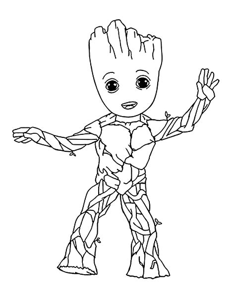 It's better to show their talent earlier so you can enhance it and develop it. The Best Groot Coloring Pages - Home Inspiration and Ideas | DIY Crafts | Quotes | Party Ideas