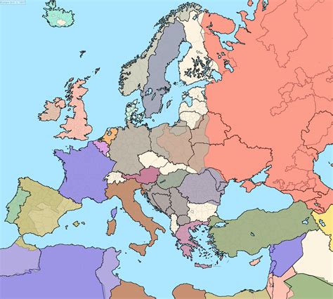 European Borders In 1937 Over Current Ones Vivid Maps