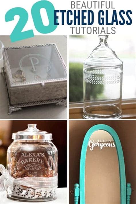 20 Beautiful Etched Glass Project Ideas Made At Home