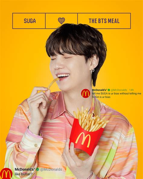 Bts and mcdonald's launched the bts meal on may 26 in the united states. Is BTS SUGA's Sweetness Bias Wrecking McDonald's in The ...