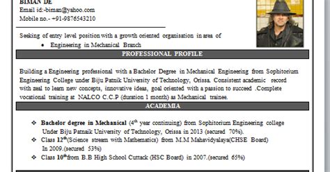 We have the industry best resume example and writing tip with the most trending skillset are you a mechanical engineer and looking for a more challenging job? Mechanical Engineering Resume Format