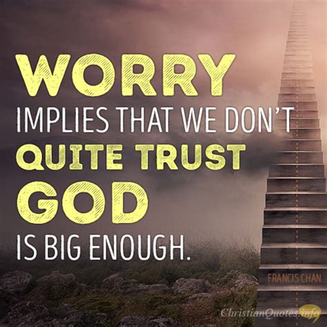 4 Things Worry Tells God