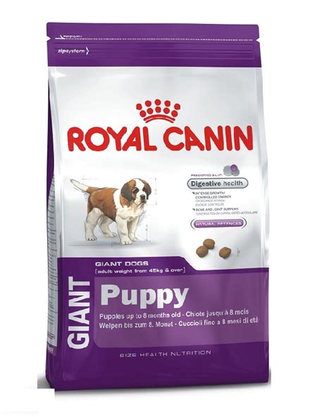 Your pet will love the large, round pieces of beef with the crunchy exterior, the a puppy needs all the ingredients the experts have developed for you, but the expensive stuff isn't really necessary. Buy Royal Canin Giant Puppy 15 kg, Royal Canin Giant Puppy ...