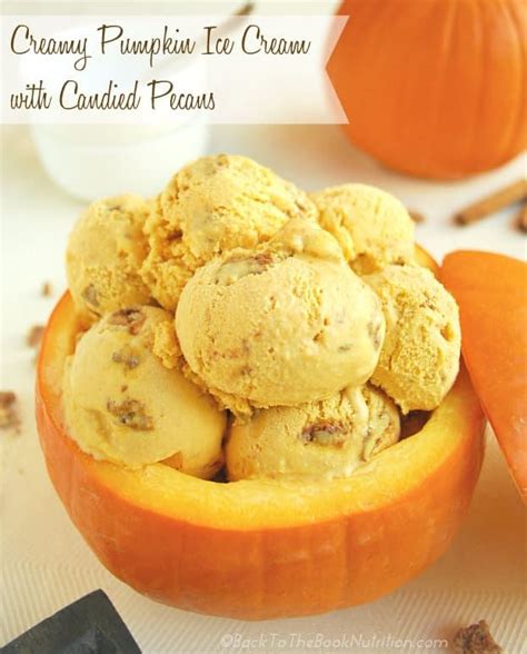 Rich And Creamy Pumpkin Ice Cream With The Perfect Amount Of Fall Spice And A Roasted Cinnamon