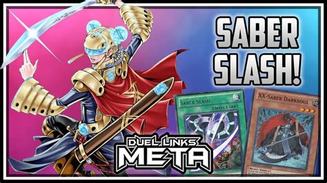Saber Slash X Saber Gameplay Yu Gi Oh Duel Links Youtube