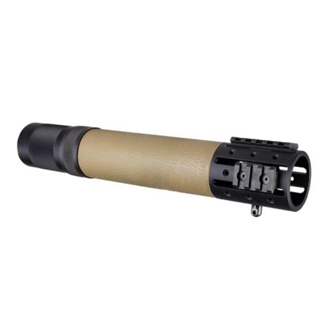 AR 15 M16 Rifle Length OverMolded Free Float Forend With Accessory
