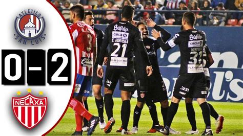 90'+4' second half ends, atlético san luis 2, necaxa 1. Atletico San Luis vs Necaxa 0-2 Goles Resumen Copa MX ...