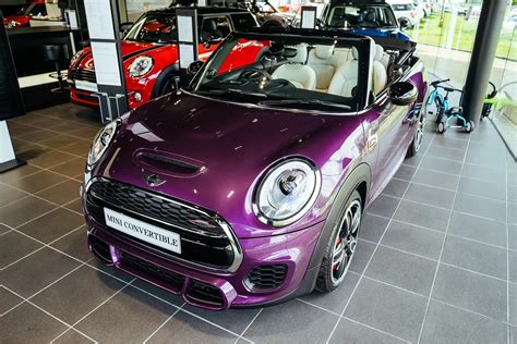 Stand Out From The Crowd With The Purple Silk Mini Convertible