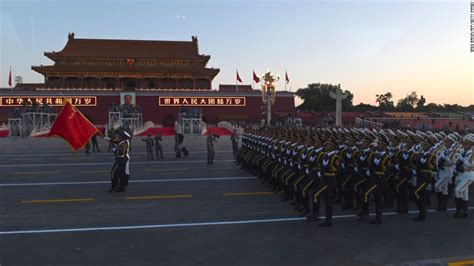 China Flexes Muscles With Wwii Military Extravaganza Cnn