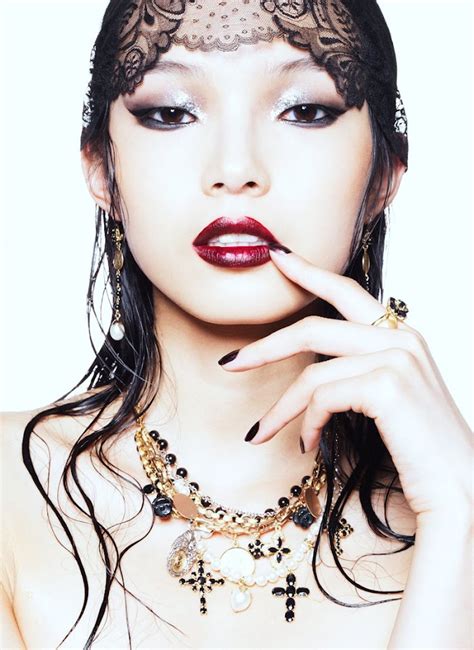 Asian Models Blog Editorial Xiao Wen Ju Grace Gao In Vogue China February