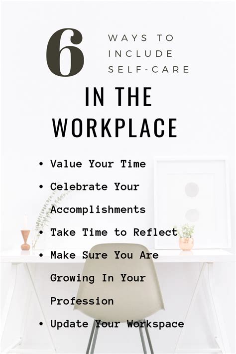 6 Ways To Practice Self Care In The Workplace Self Care Workplace