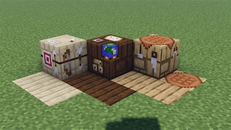 Made Crafting Table Look Similar To Other Tables Minecraft