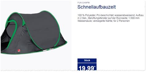 ALDI-Zelt-Angebot ab 18.5.2017 bei ALDI Süd für 24,99