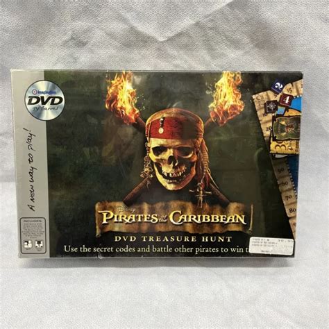 Disney Pirates Of The Caribbean Dvd Treasure Hunt Board Game