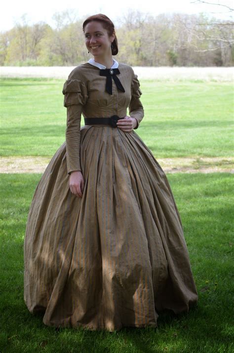 Stitches Of The Past The Dress Of Dread Civil War Fashion 1800s