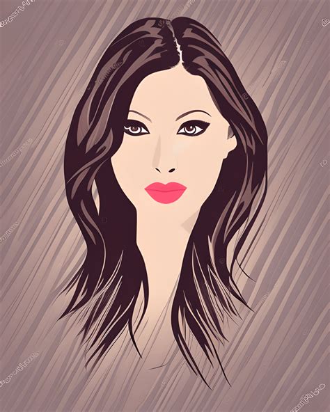 Beautiful Girl Vector Graphic · Creative Fabrica