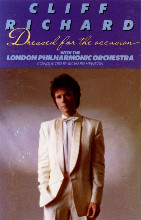 Cliff Richard With The London Philharmonic Orchestra Dressed For The Occasion Clear Shell
