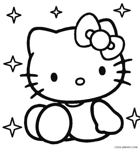 Coloriages  Hello Kitty  Coloriages Gratuits à Imprimer