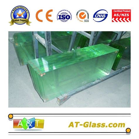 12mm Clear Tempered Glass Toughened Glass With Flat Polished Edge Hole China Safety Glass And