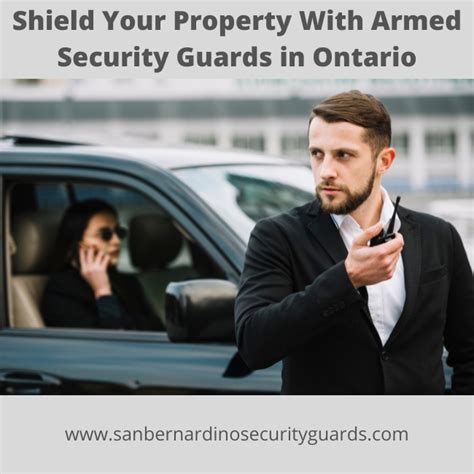 Shield Your Property With Armed Security Guards In Ontario