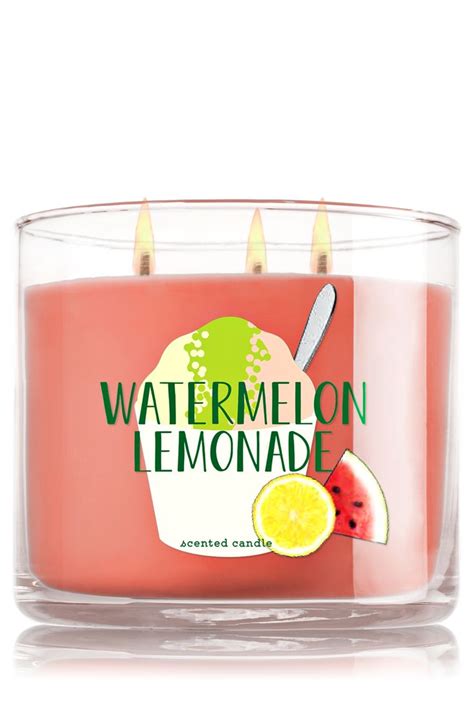 Watermelon Lemonade 3 Wick Candle Home Fragrance 1037181 Bath Body Works Candles Bath And