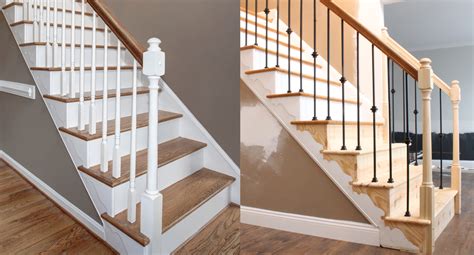 Stairway banister how to install. A Renovation Story Changing Wood Stair Balusters to Iron ...