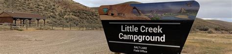 Little Creek Campground Salt Lake Field Office