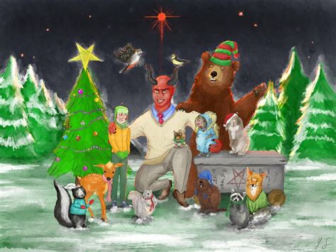 The Woodland Critters Wish You A Merry Christmas Southpark