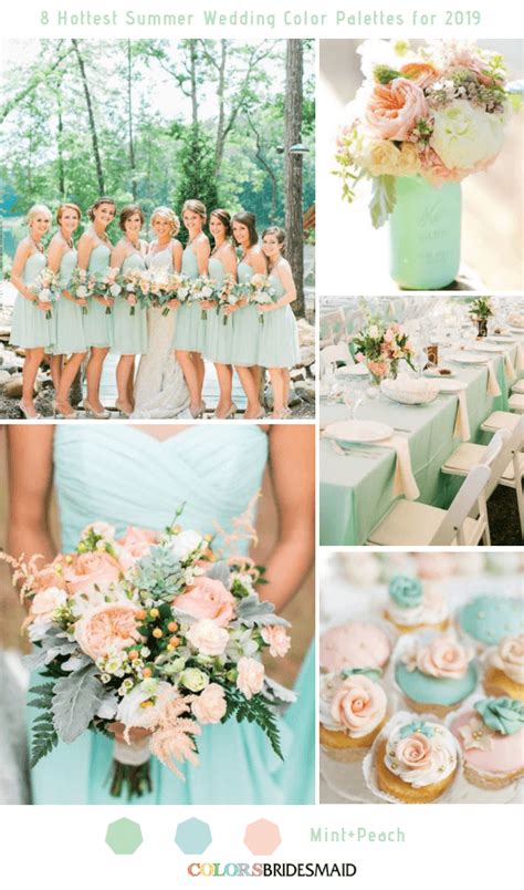 8 Fresh And Hottest Summer Wedding Color Palettes For 2019 Wedding Color Palette Summer