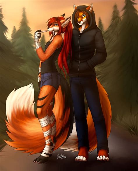 Wolf And Fox Furries