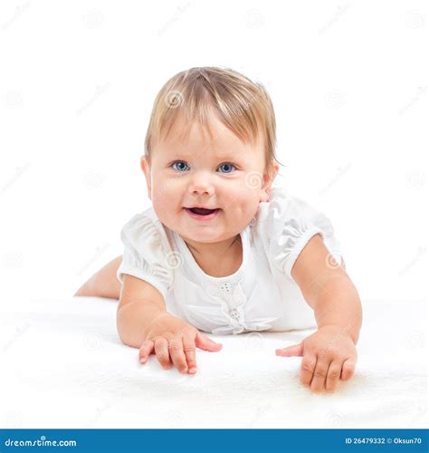 Smiling Baby Toddler Girl Stock Photo Image Of Caucasian 26479332