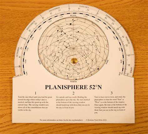 Star Chart Map Of The Heavens Star Map Planisphere Constellation