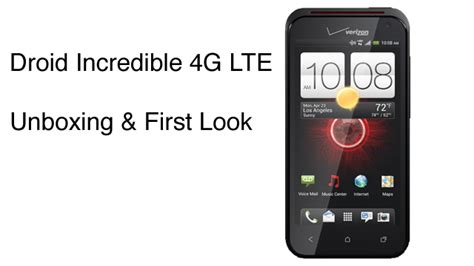 Droid Incredible 4g Lte Unboxing And First Look Zollotech