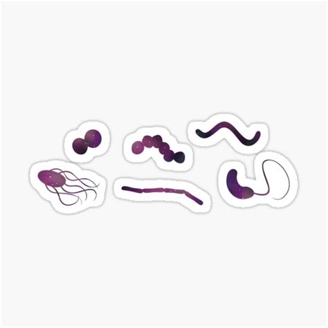 Bacteria Stickers Redbubble