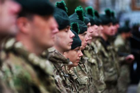 1st Battalion The Royal Irish Regiment Crowds Out In Force For