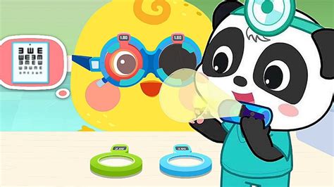 How To Check Eye Number Little Baby Panda Dental Care Babybus