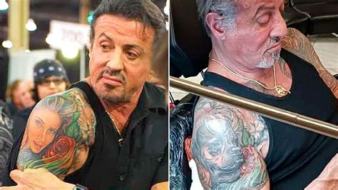 La Nueva Mascota De Sylvester Stallone Un Tatuaje Confuso Y Una Incógnita ¿jennifer Flavin Lo