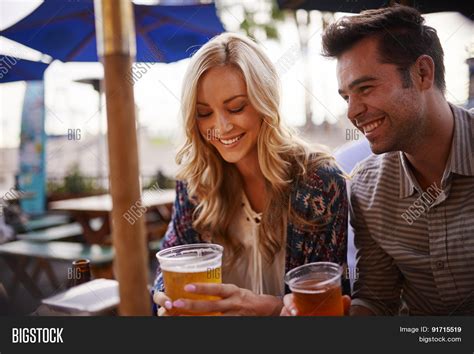 Couple Drinking Beer Image And Photo Free Trial Bigstock