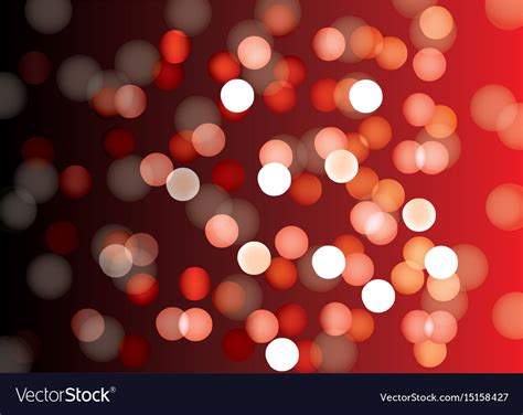 Red Bokeh Abstract Light Background Royalty Free Vector
