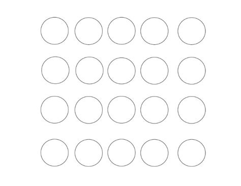 20 Circles Challenge