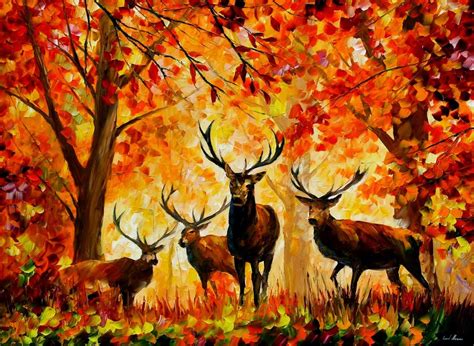 Painting Autumn Paintings By Leonid Afremov Art For Your Wallpaper